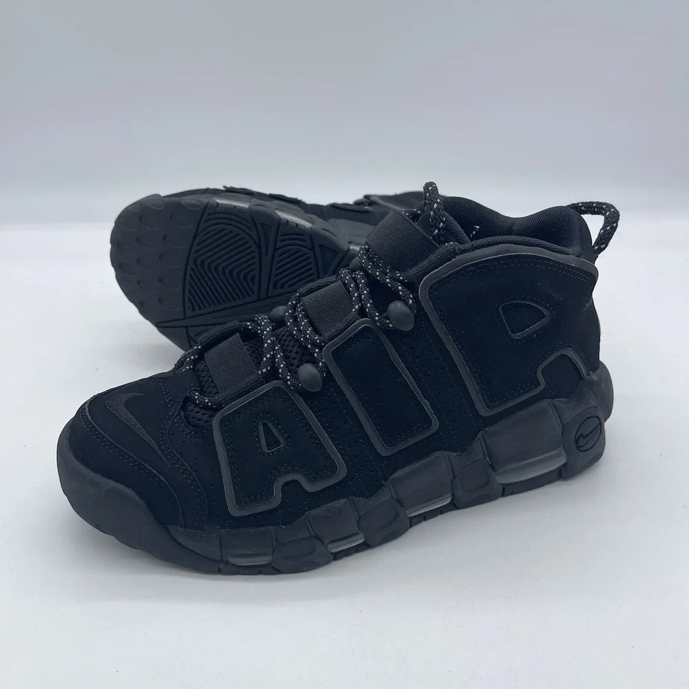 Nike Air More Uptempo 414962-004 Mens Size 6.5 Basketball Shoes Reflective LEGIT